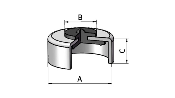B5480 Slider Cap with Valve B5480 image